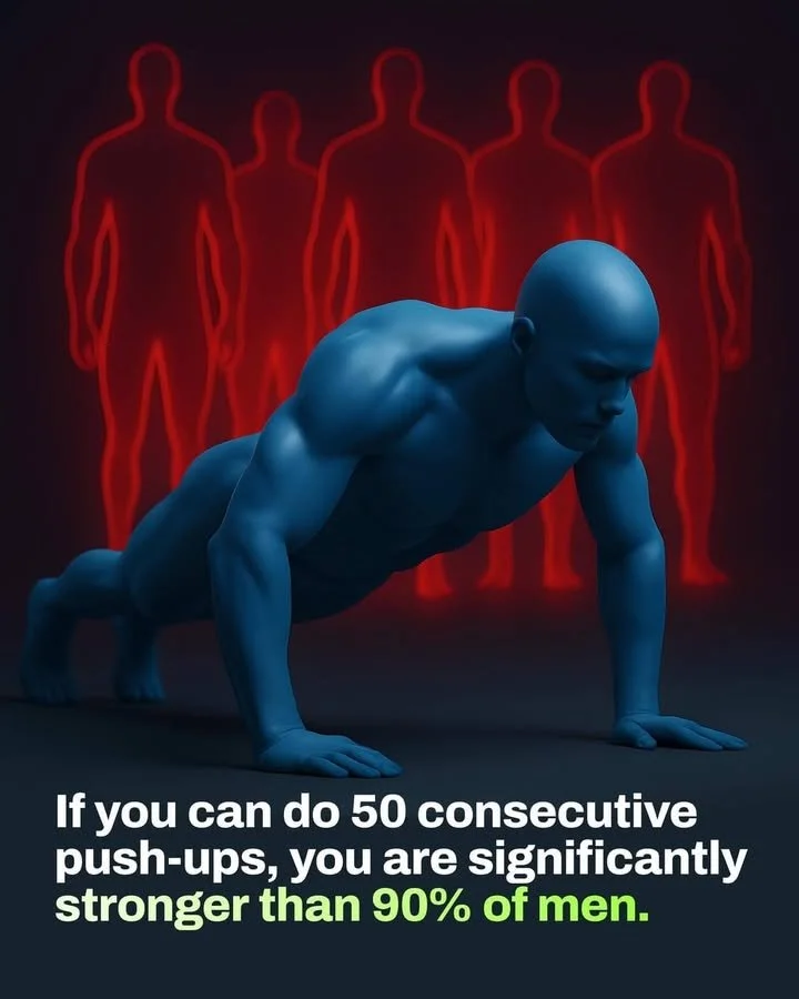 The Number of Push Ups You Can Do Reveals a Lot About Your Health. Read below what this study says ⬇️