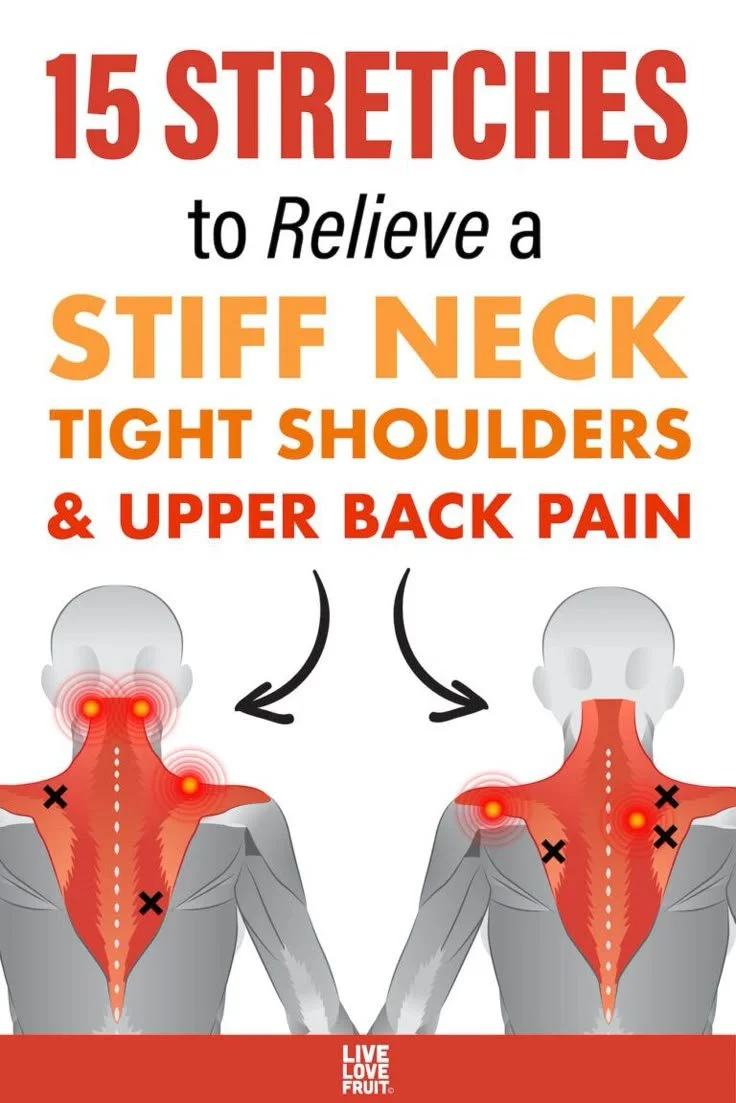 15 Stretches to Relieve a Stiff Neck, Tight Shoulders, and Upper Back Pain