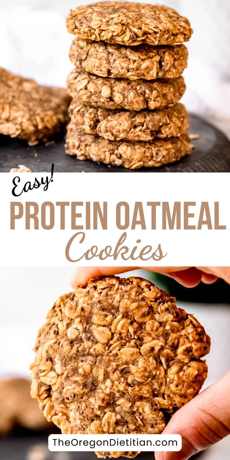 Easy Proetin Oatmeal Cookies