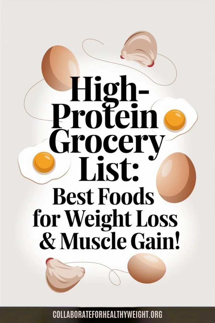High-Protein Grocery List: Best Foods for Weight Loss & Muscle Gain