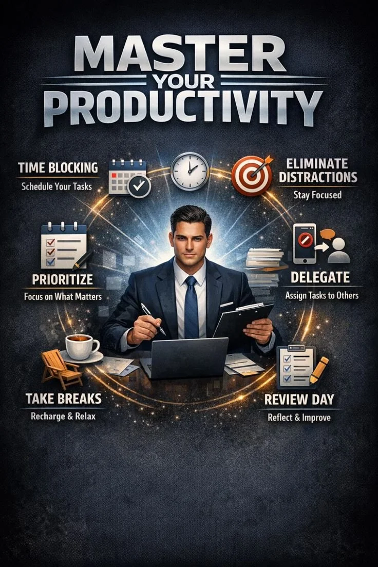 Master productivity techniques to enhance your efficiency and achieve more.