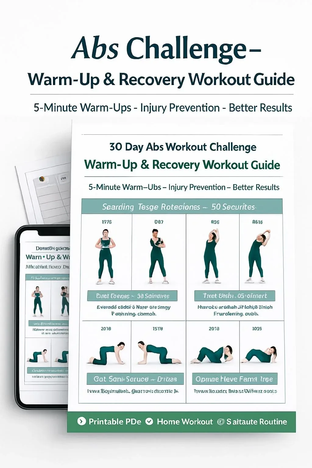 Abs Challenge Warm-Up &amp; Recovery Workout Guide