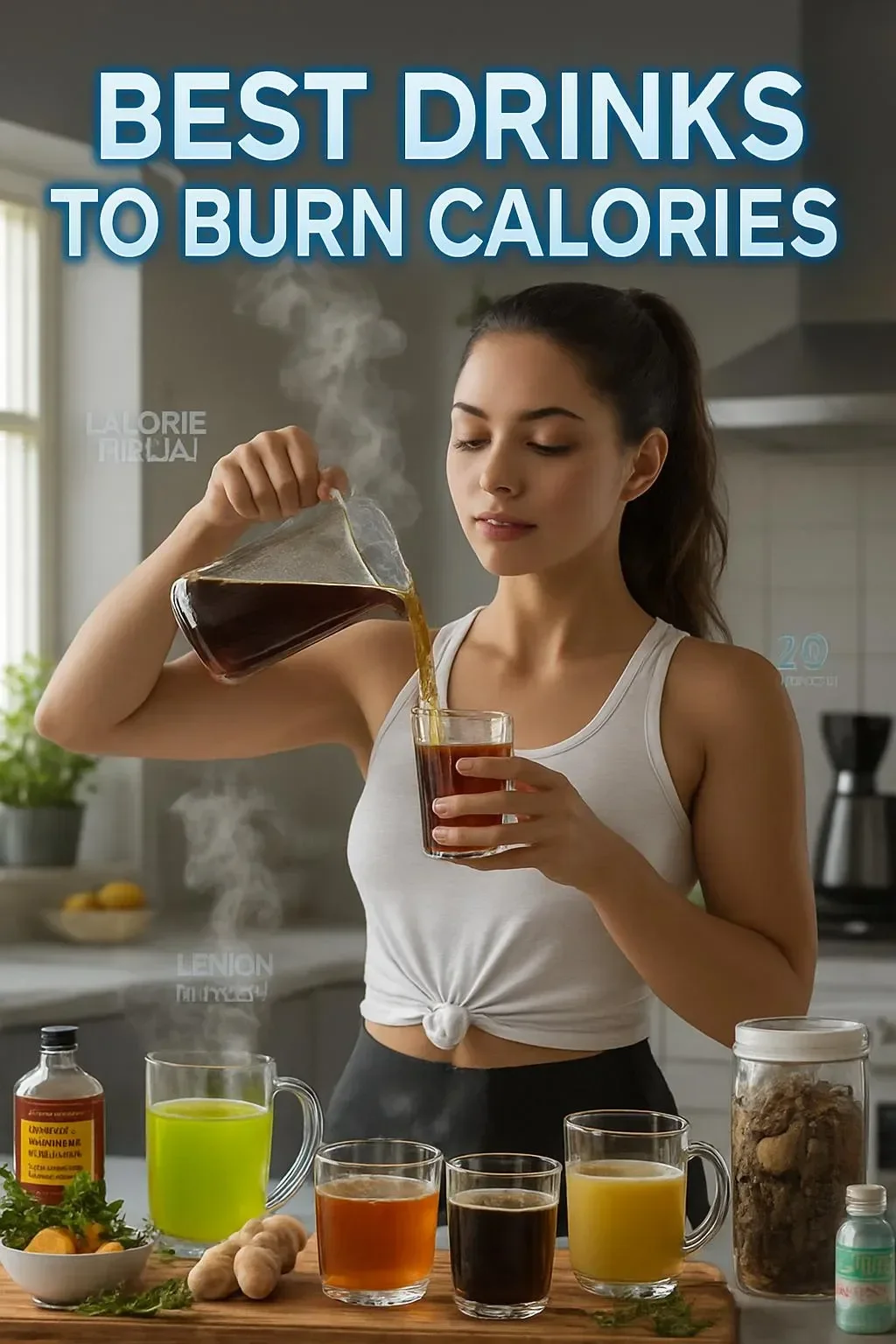 Best Drinks to Burn Calories 🍵🔥 | Sip Your Way Slim