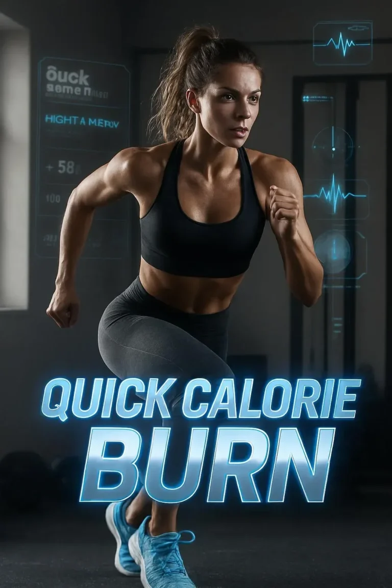 Person doing quick calorie burn fat-loss workouts for effective fitness